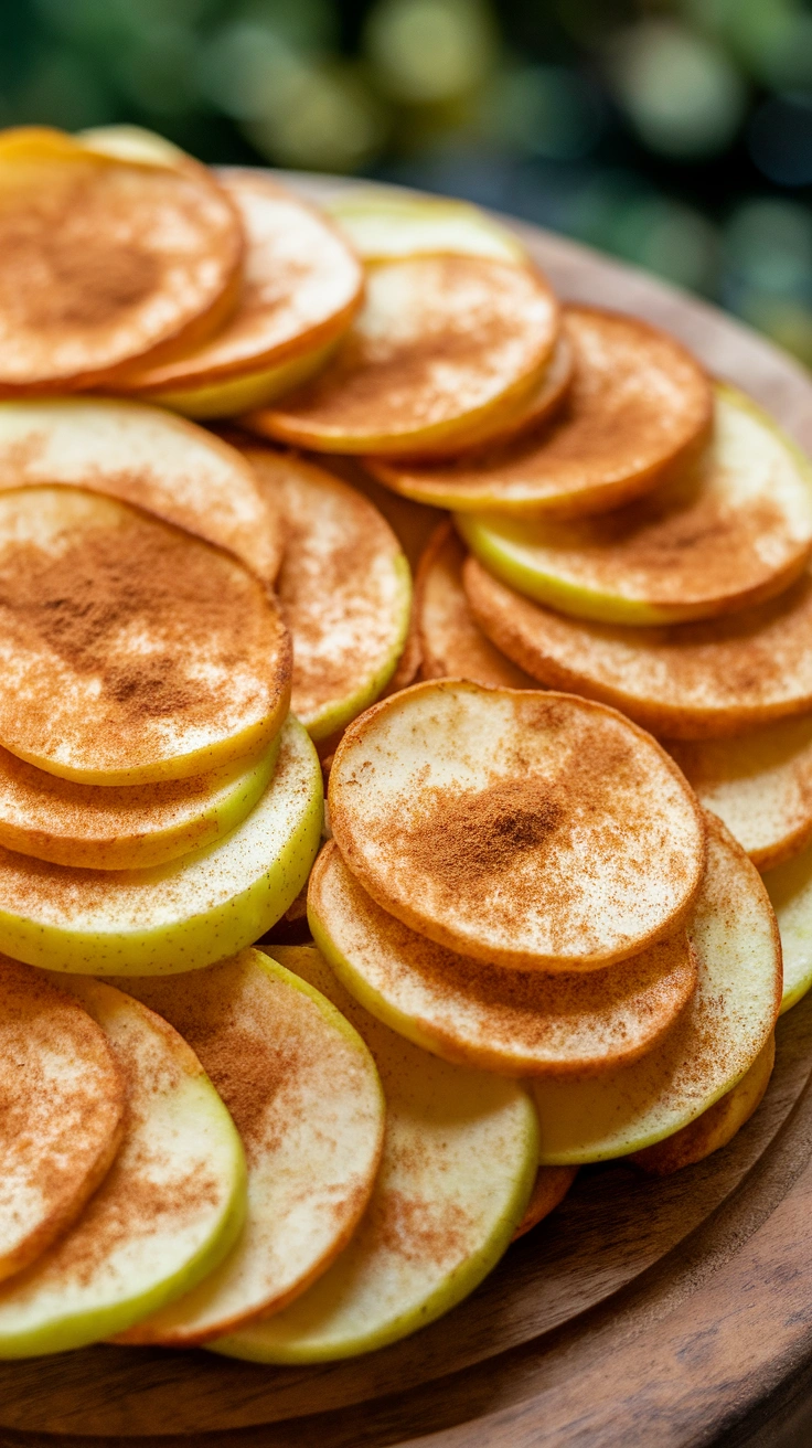 Baked Cinnamon Apple Chips