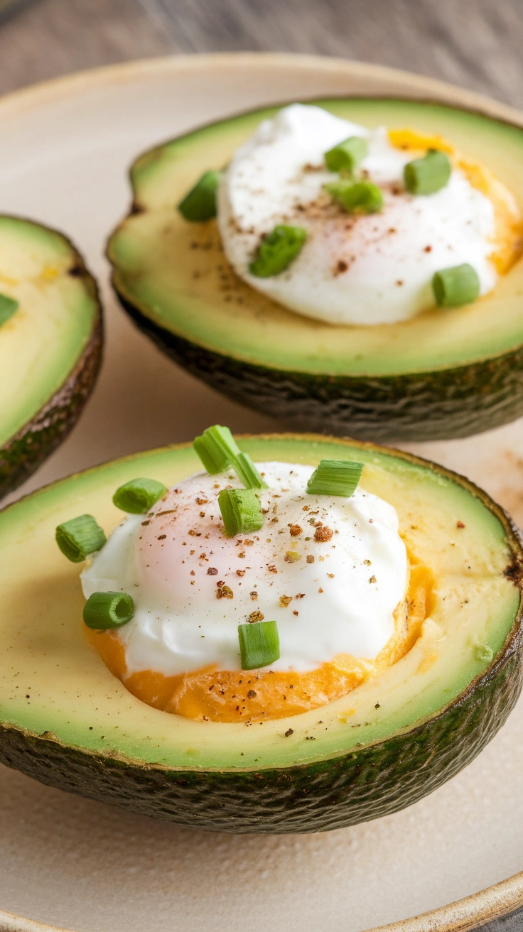 Baked Eggs in Avocado Halves
