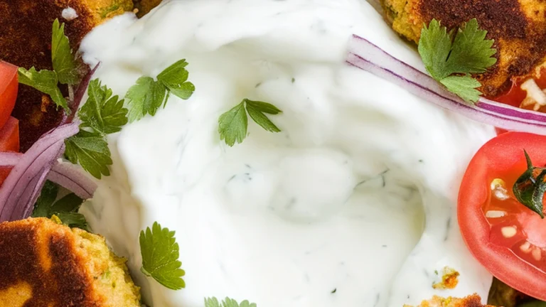 Baked Falafel Bowls with Yogurt Sauce - Featured