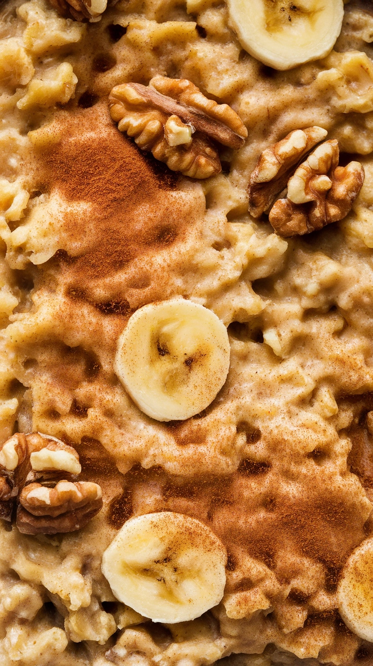 Banana Walnut Baked Oatmeal