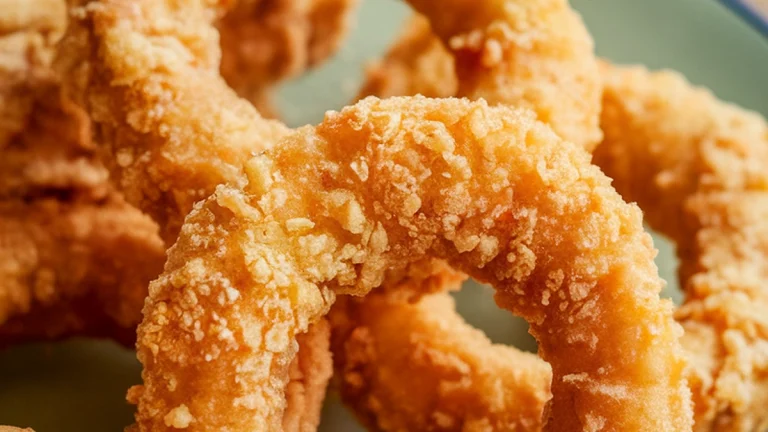 Batter-Dipped Apple Rings - Featured