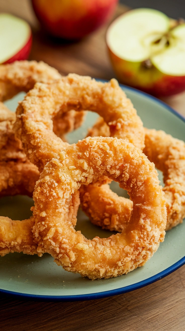 Batter-Dipped Apple Rings