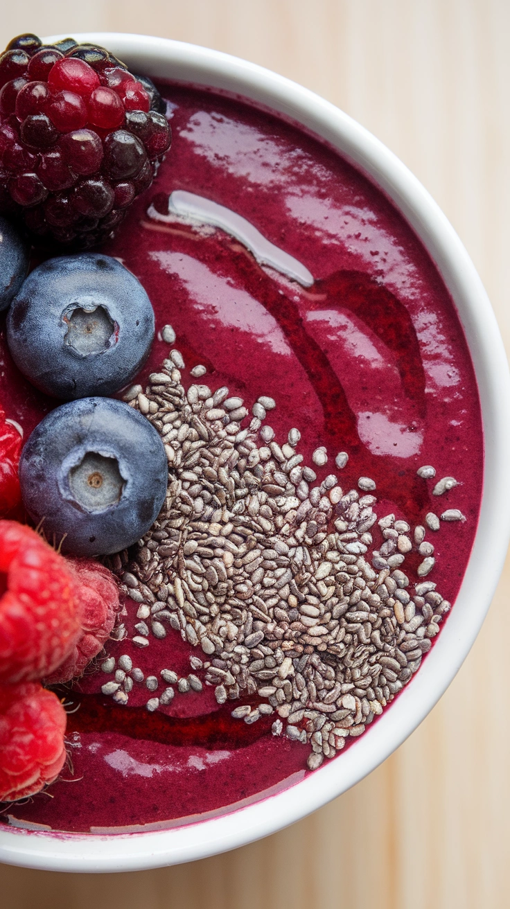 Berry and Beet Smoothie Bowl