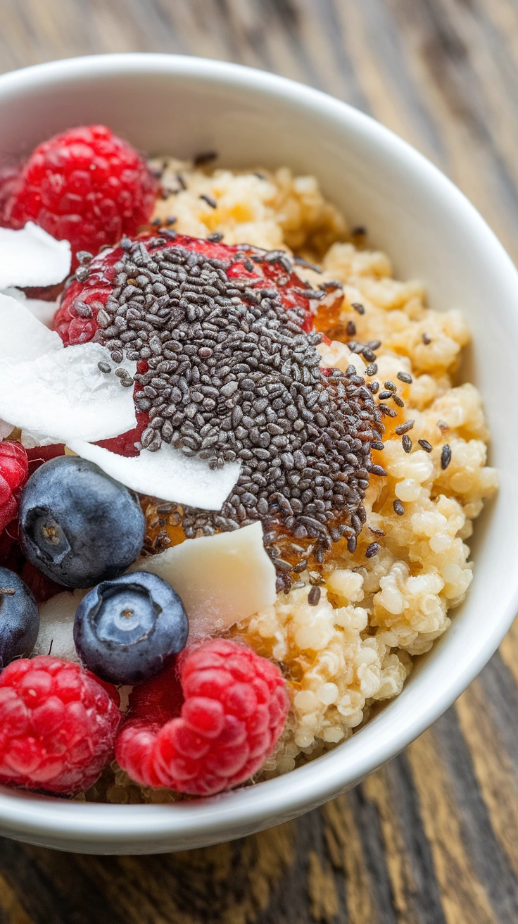 Berry Quinoa Breakfast Bowl