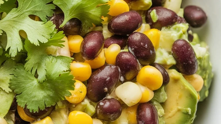 Black Bean and Corn Avocado Salad - Featured