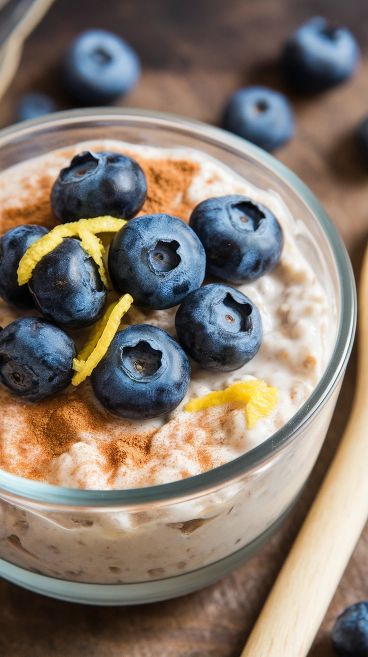 Blueberry Lemon Overnight Oats