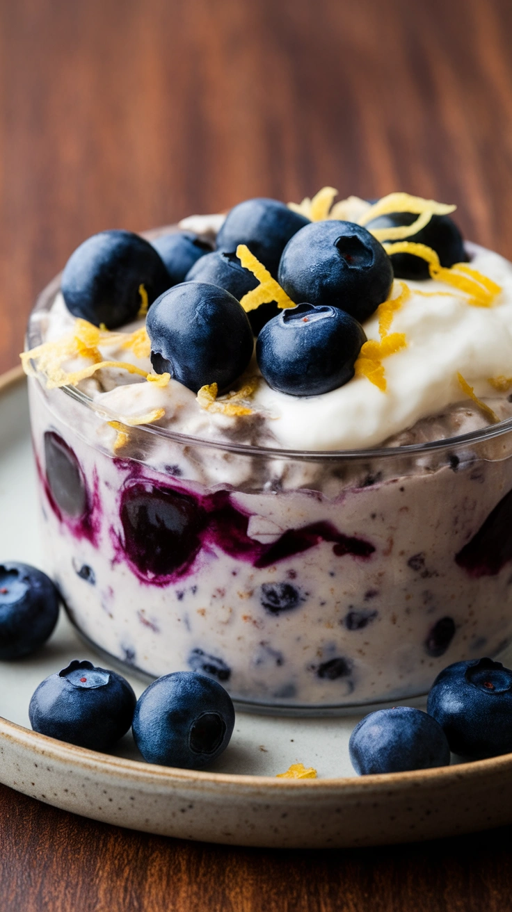 Blueberry Lemon Overnight Oats