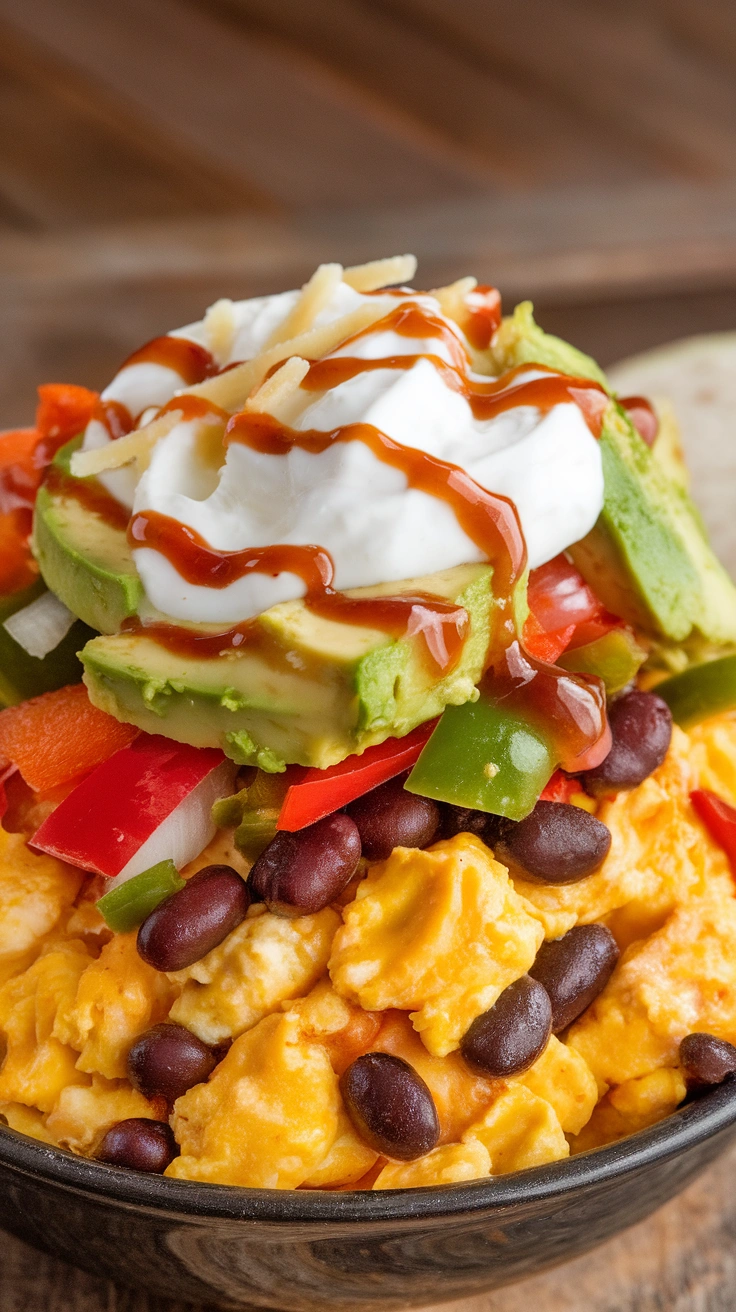 Breakfast Scramble Burrito Bowl