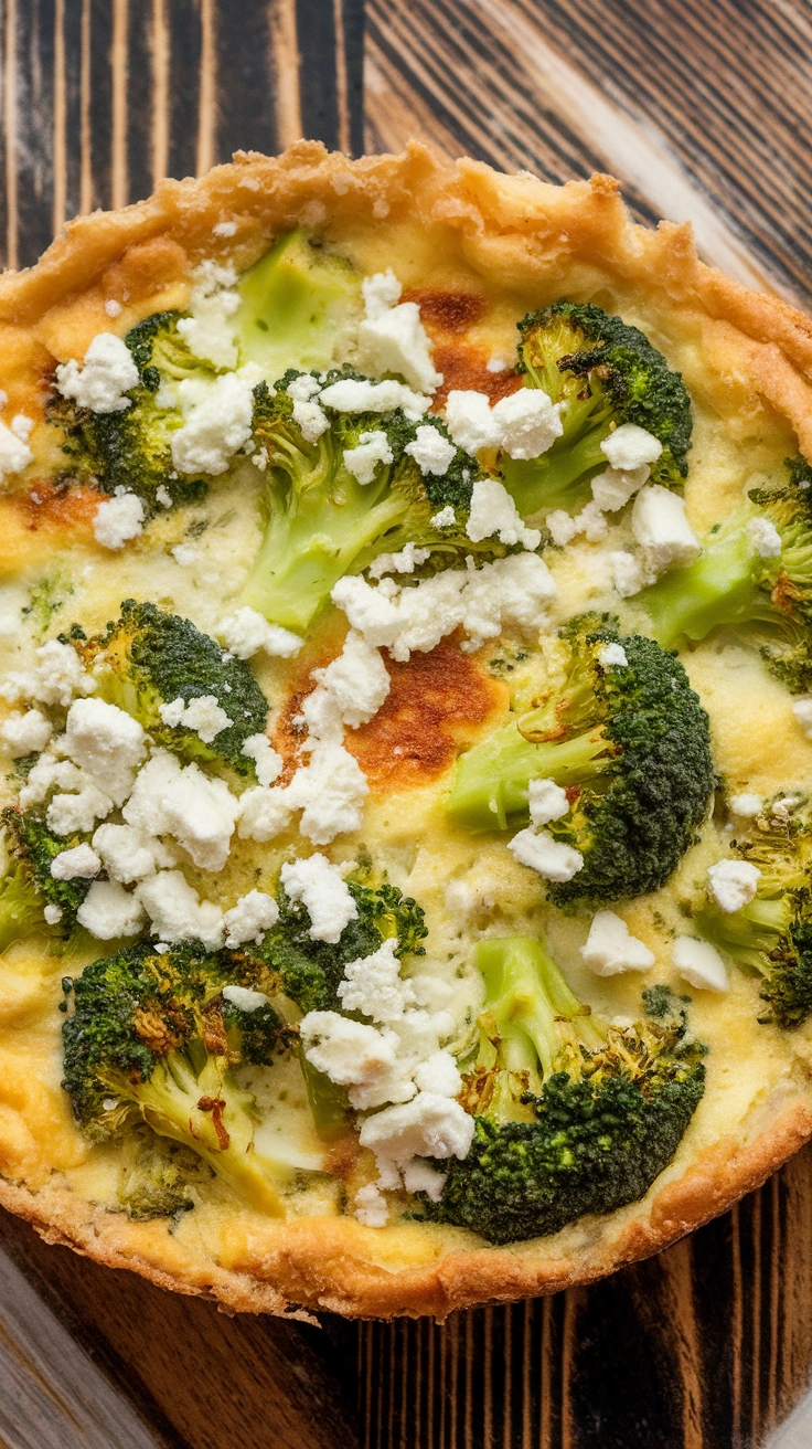 Broccoli and Feta Frittata