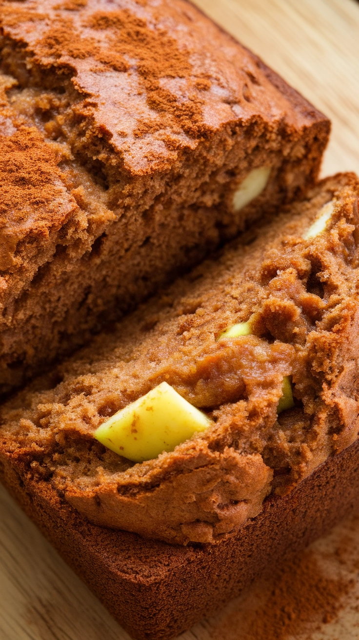 Buckwheat Apple Cinnamon Banana Bread