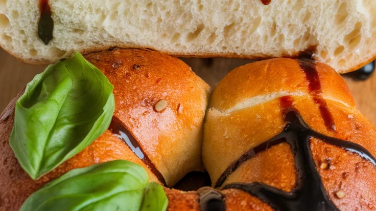 Caprese Bagel with Balsamic Glaze - Featured