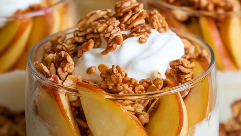 Caramelized Apple Parfaits - Featured
