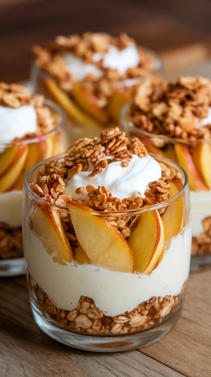 Caramelized Apple Parfaits
