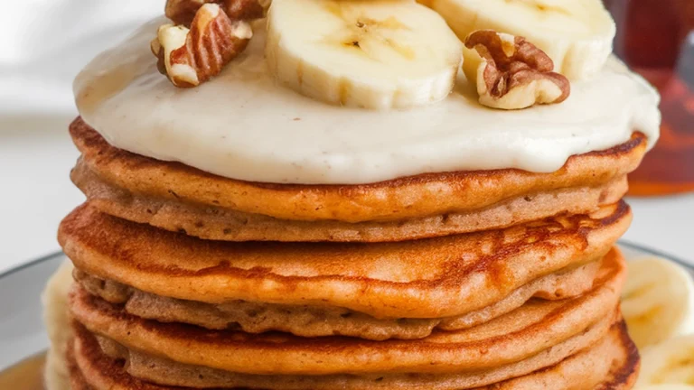 Carrot Cake Banana Pancakes - Featured