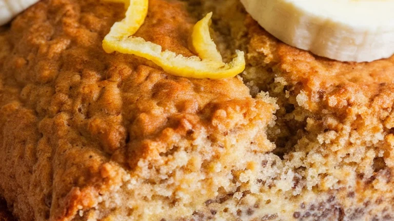 Chia Seed Lemon Banana Bread - Featured