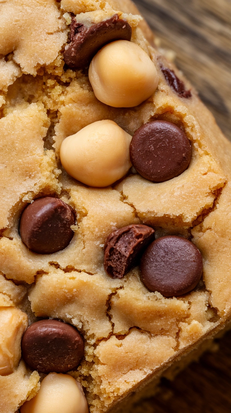 Chickpea Chocolate Chip Blondies