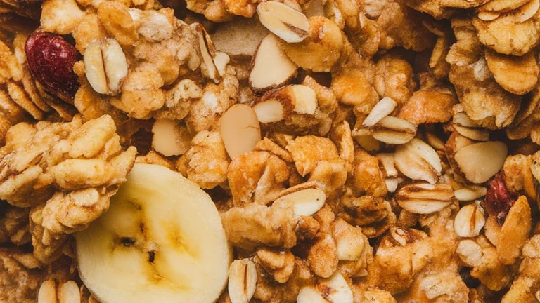Chunky Banana Nut Granola - Featured