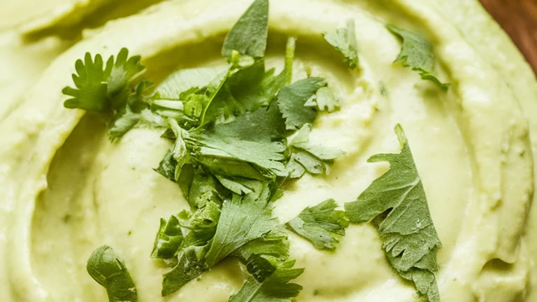 Cilantro Lime Avocado Crema - Featured