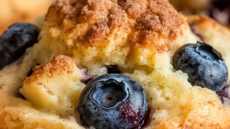Cinnamon Apple Blueberry Muffins - Featured