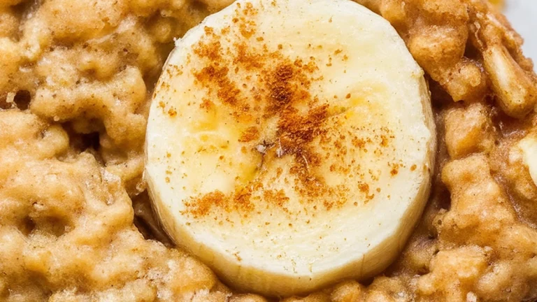 Cinnamon Banana Baked Oatmeal Bars - Featured