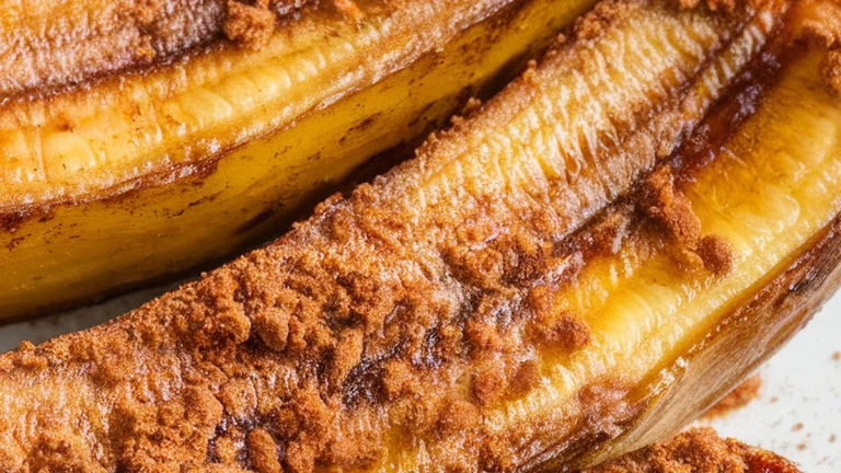Cinnamon Pan-Fried Bananas - Featured