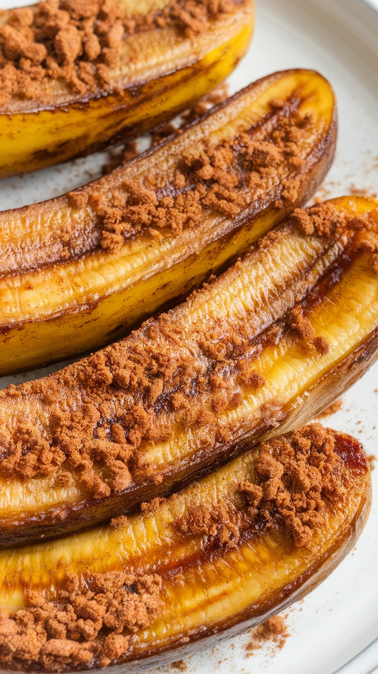 Cinnamon Pan-Fried Bananas