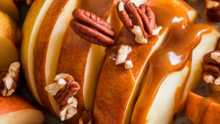 Cinnamon Spiced Air Fryer Baked Apples - Featured