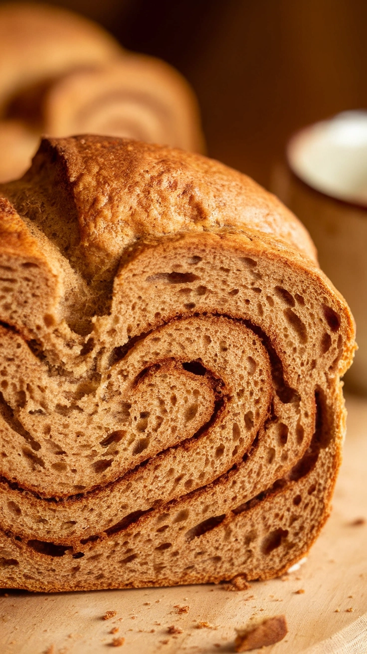 Cinnamon Swirl Whole Wheat Bread
