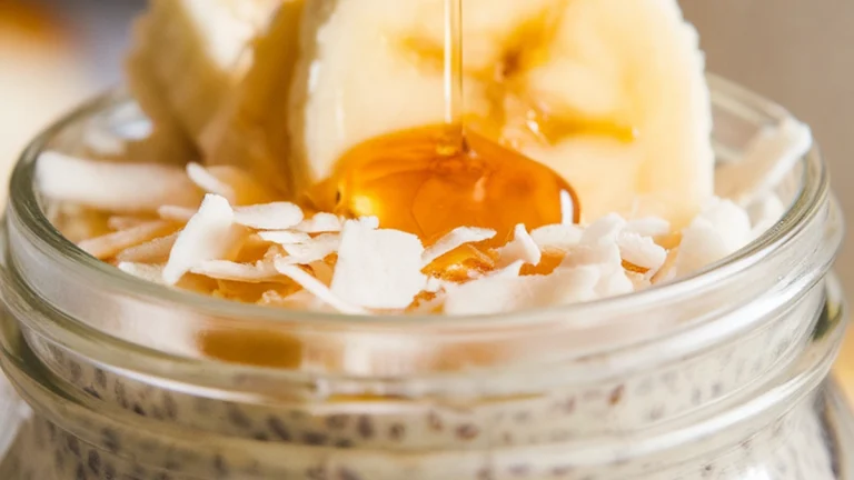 Coconut Banana Chia Pudding - Featured