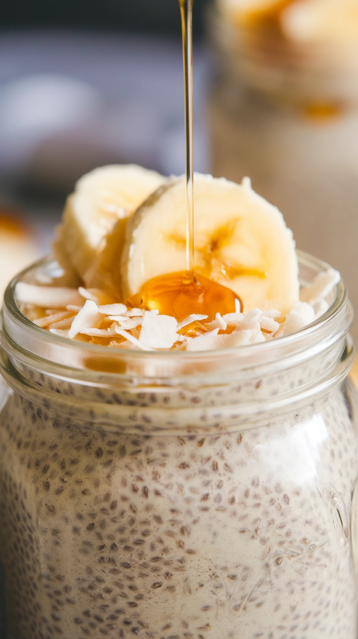 Coconut Banana Chia Pudding