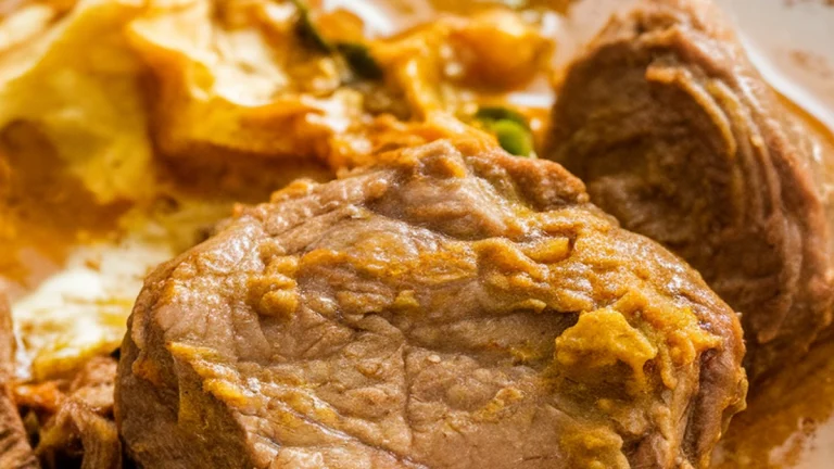 Coconut Beef Curry - Featured