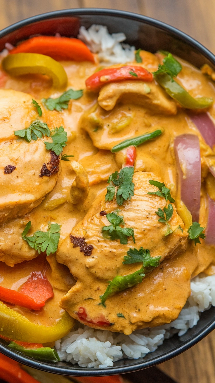 Coconut Curry Chicken Bowl