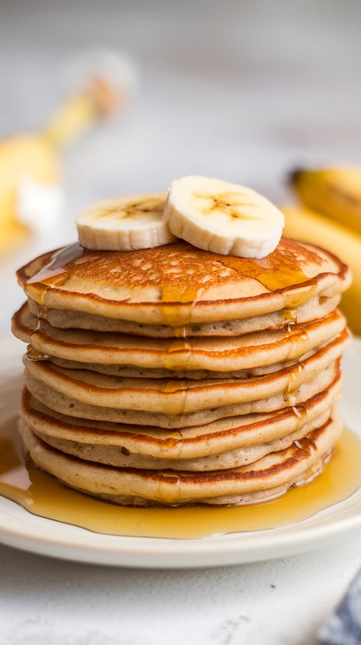 Coconut Flour Banana Pancakes