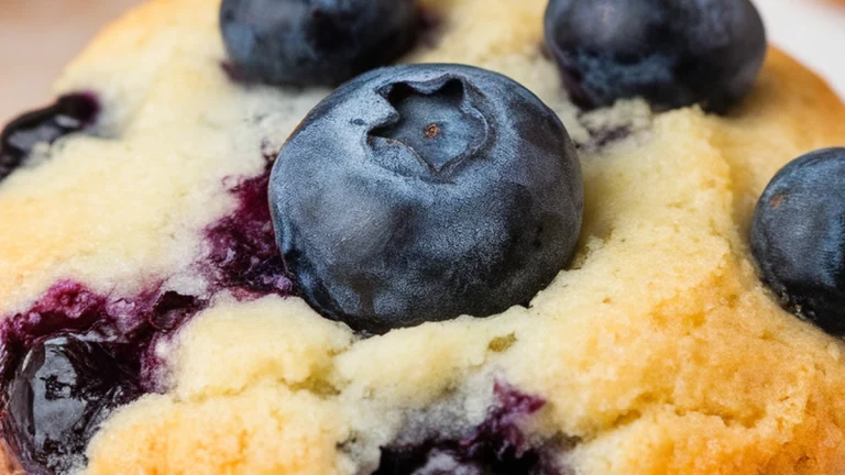 Coconut Oil Blueberry Muffins - Featured