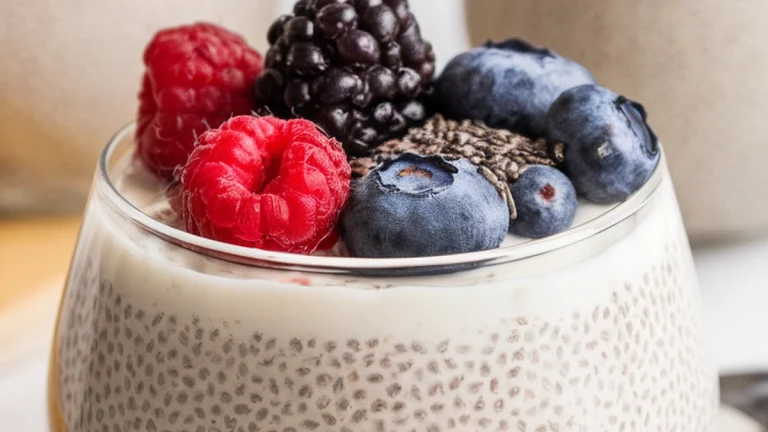 Coconut Vanilla Chia Seed Pudding - Featured