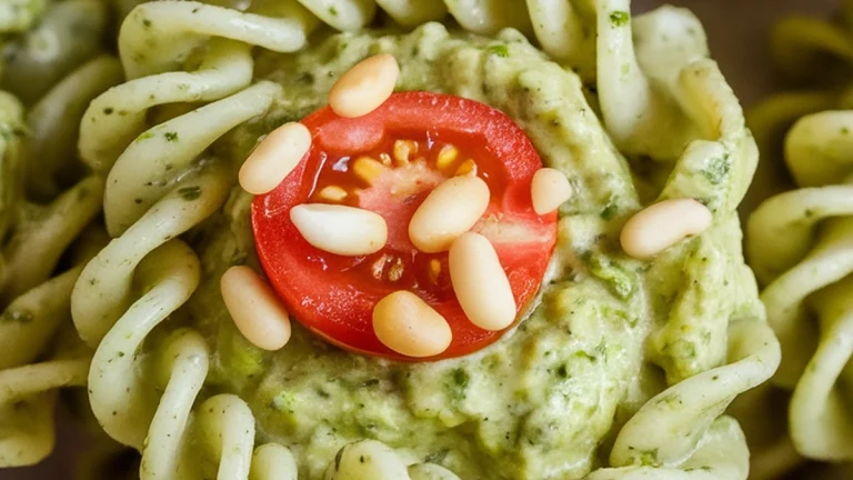 Cold Pesto Pasta Salad Cups - Featured