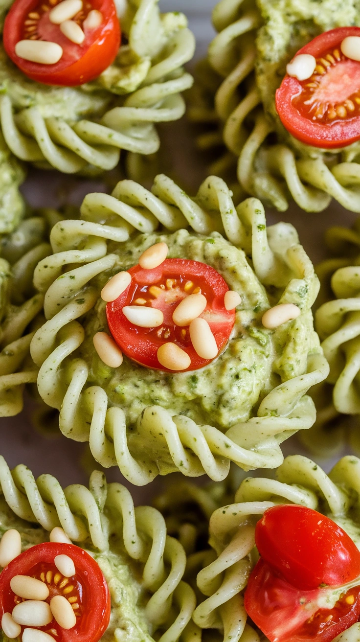 Cold Pesto Pasta Salad Cups