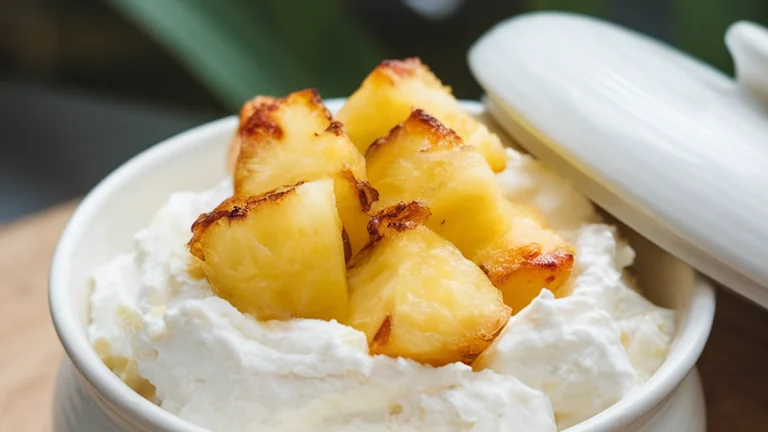 Cottage Cheese and Pineapple Bowls - Featured