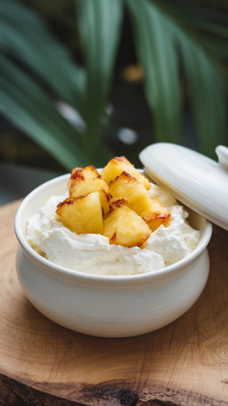 Cottage Cheese and Pineapple Bowls