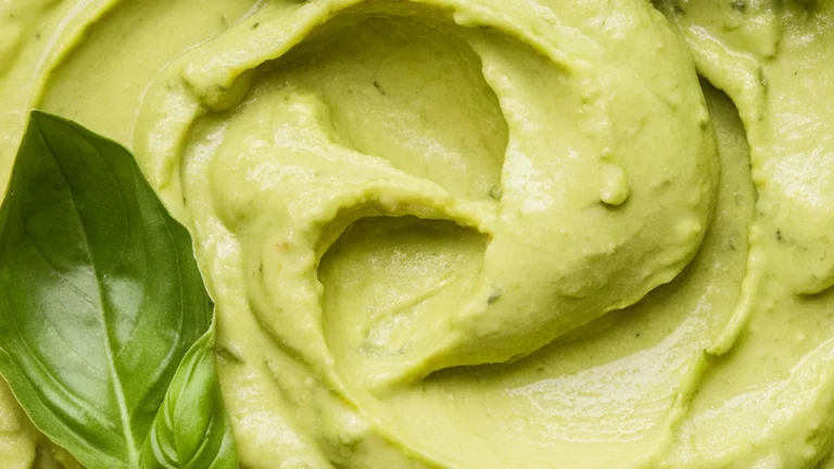 Creamy Avocado Basil Pasta Sauce - Featured