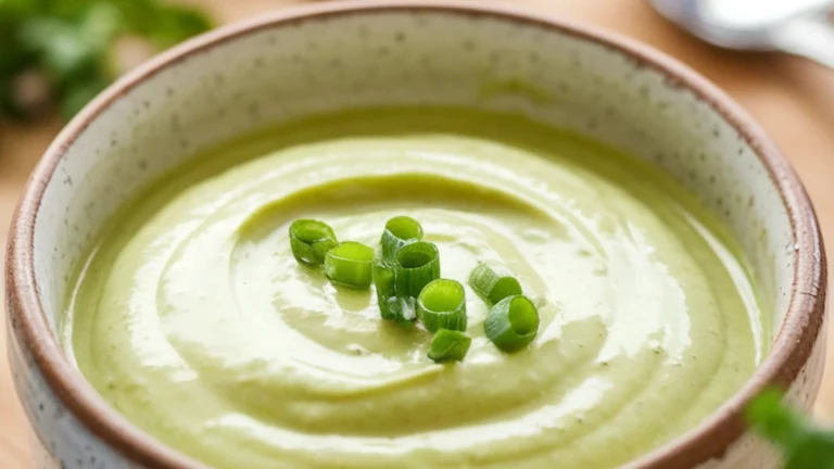 Creamy Avocado Green Goddess Dressing - Featured