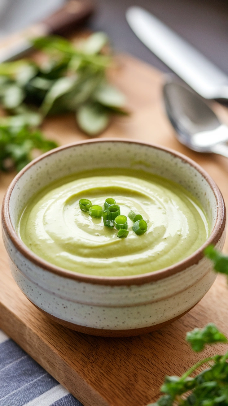 Creamy Avocado Green Goddess Dressing