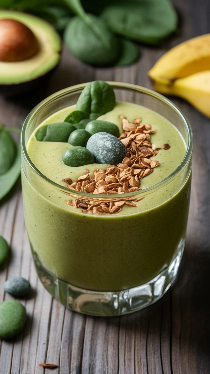 Creamy Avocado Green Smoothie