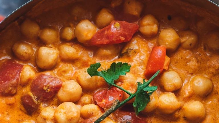 Creamy Coconut Chickpea Curry - Featured