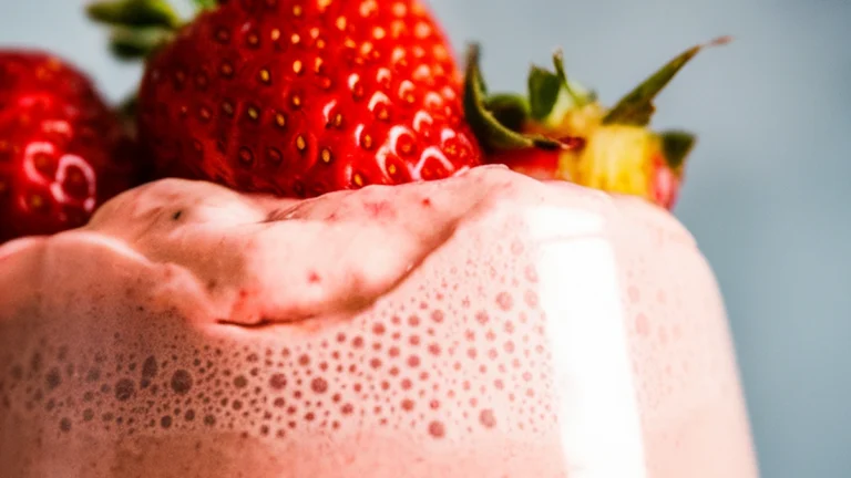 Creamy Strawberry Banana Smoothie - Featured