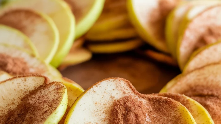 Crispy Baked Apple Chips - Featured