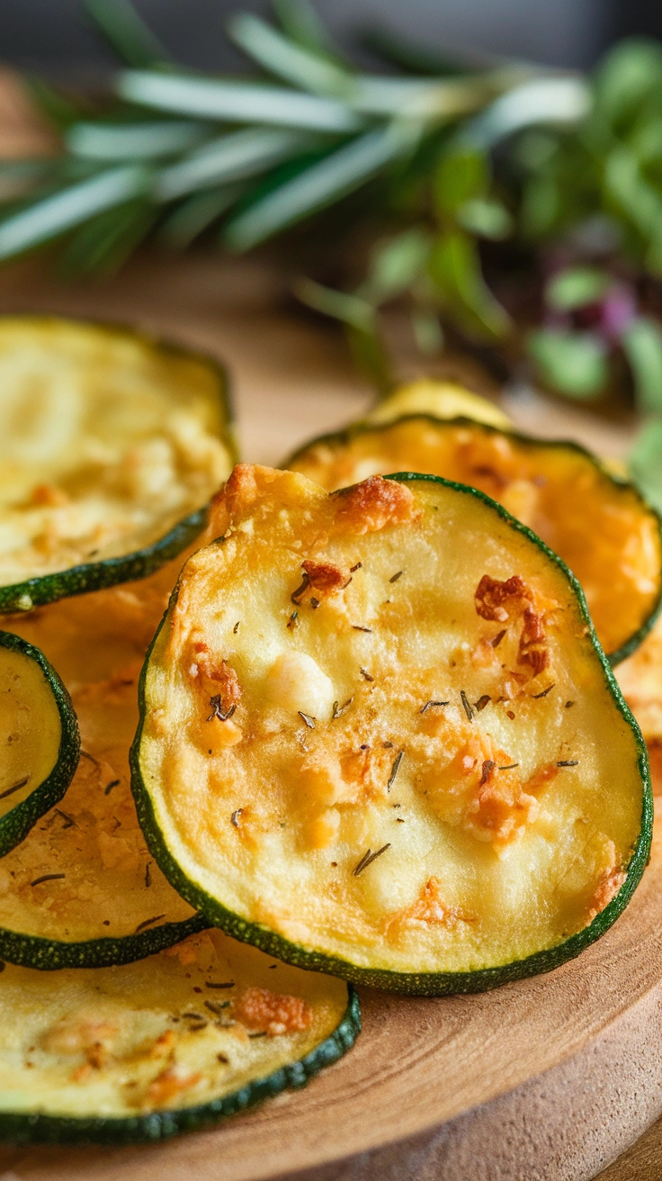 Crunchy Air Fryer Zucchini Chips