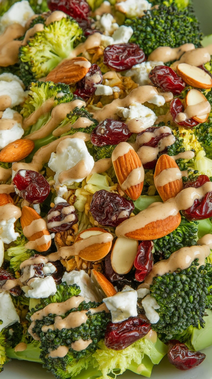 Crunchy Broccoli and Cranberry Salad