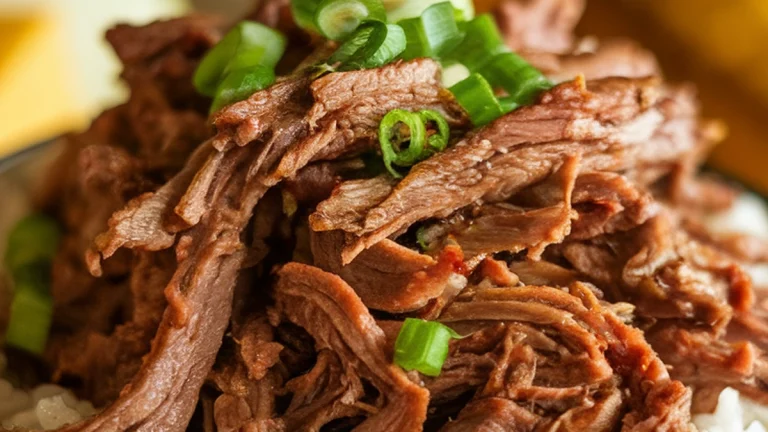 Cuban Shredded Beef Bowl - Featured