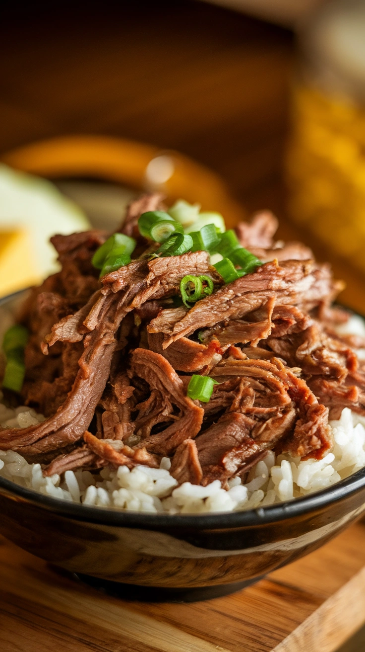 Cuban Shredded Beef Bowl